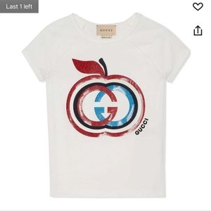 Gucci kids apple logo-print T-shirt 12Y